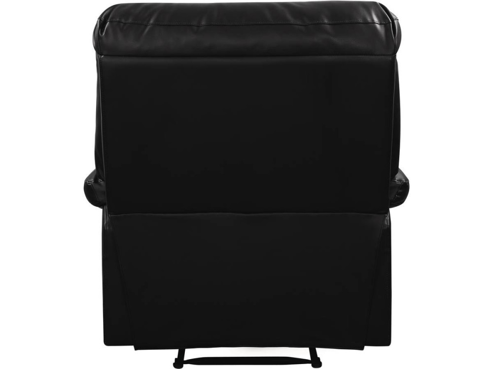 Relaxfauteuil relaxstoel verstelbaar "Lincoln" - 90 x 89 x 103 cm - Zwart