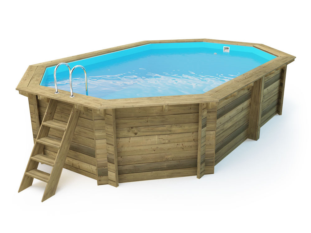Houten zwembad " Miami 120  " - 486 x 336 x 120 cm