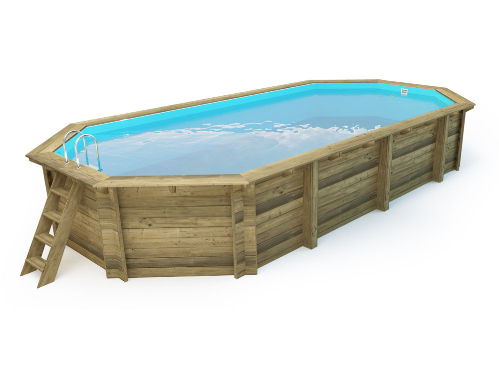 Houten zwembad " Ibiza 130" - 857 x 457 x 131 cm