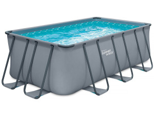Zwembad opzetzwembad frame rond"Ludo 2" - 401 x 201 x 122 cm - Zonder filtratie
