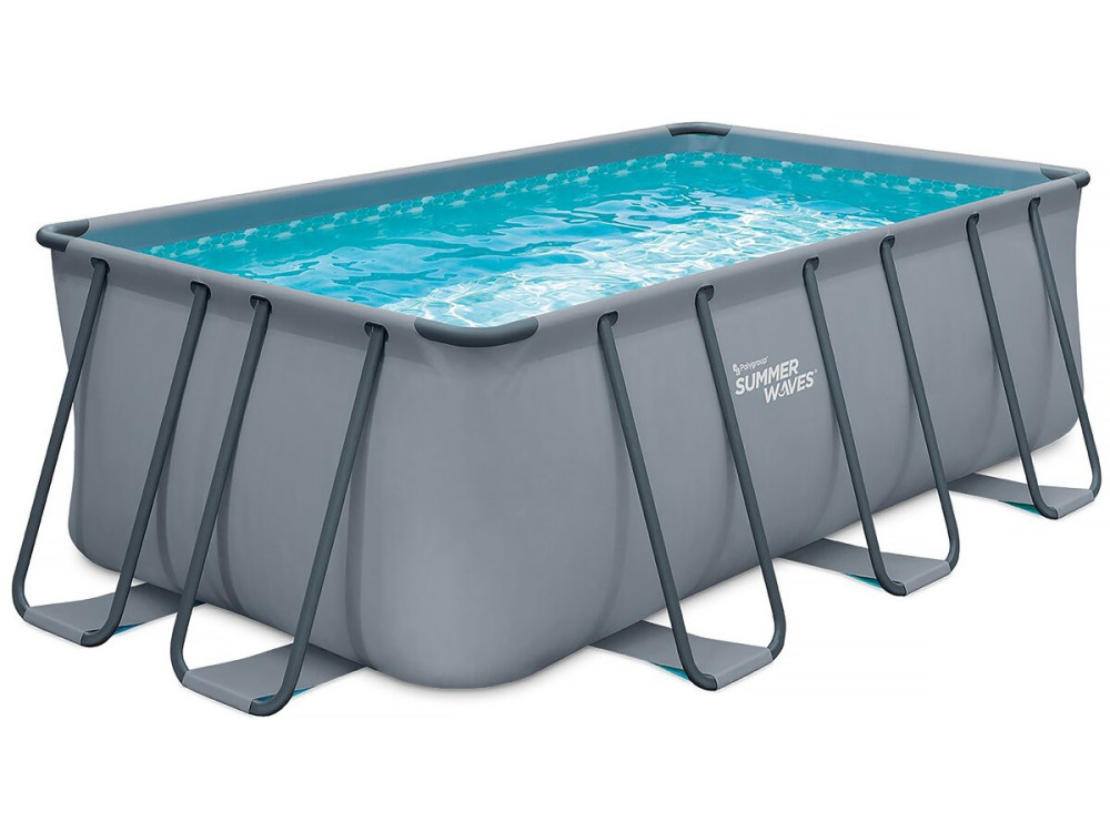 Zwembad opzetzwembad frame rond"Ludo 2" - 401 x 201 x 122 cm - Zonder filtratie