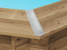Hoekbeschermer houten zwembad - Set 8 stuks