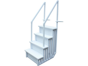 Zwembadtrap enkelvoudige zwembad trap plastic