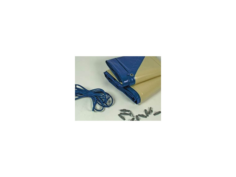 Afdekzeil winter zwembad winterzeil Miami / Bahia - 280 g/m² - Blauw