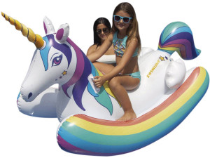 Boei "Magic the Unicorn" - 218 x 122 x 91 cm - Veelkleurig