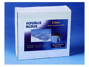 Liner uni blauw overlap 30/100e - 5.50 x 1.22/1.32 m
