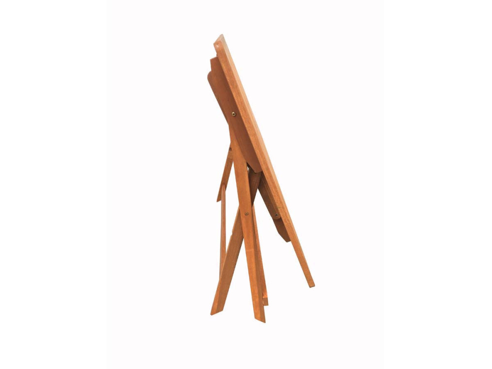 Tuintafel tafel tuin hardhout "Hong Kong" - Maple - 135 x 80 cm - Lichtbruin