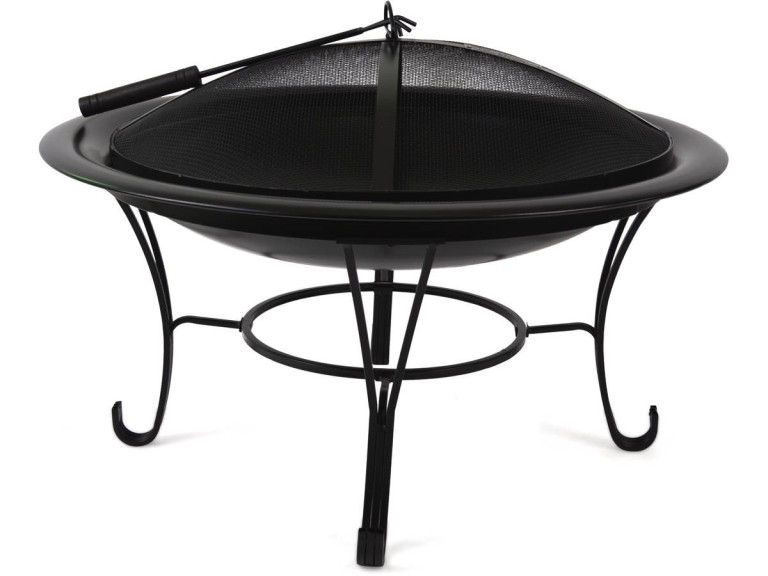 Vuurkorf vuurschaal terras "Brasero 2" - Ø 76 cm - Zwart