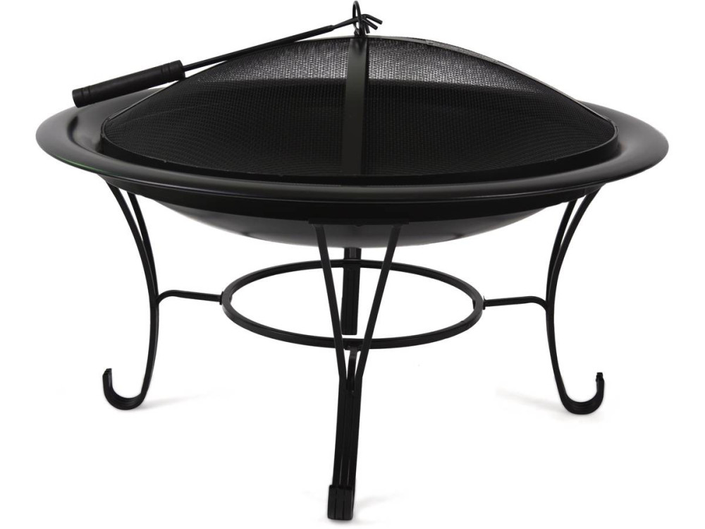 Vuurkorf vuurschaal terras "Brasero 2" - Ø 76 cm - Zwart