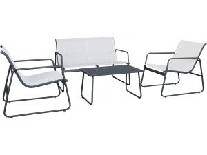 Metalen tuinset "Fortaleza" - 4 zits - Beige