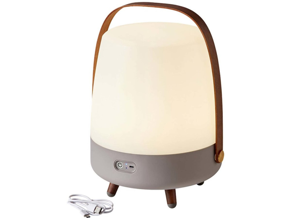 Lamp led bluetooth speaker draadloos oplaadbaar "Lite-up Play" - Aarde