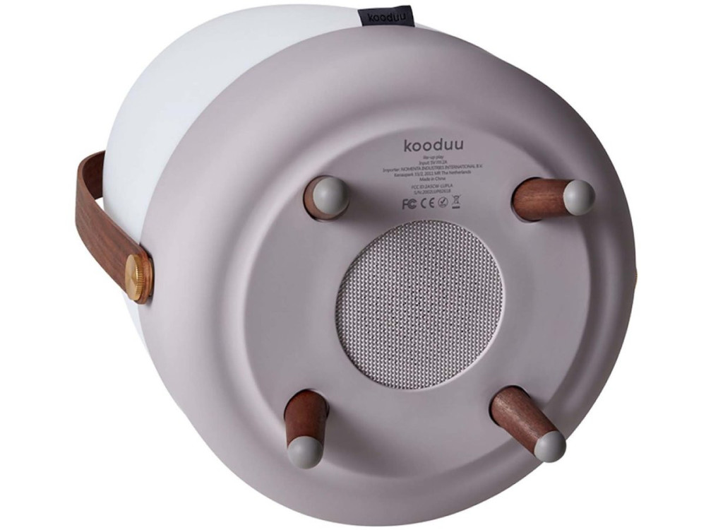 Lamp led bluetooth speaker draadloos oplaadbaar "Lite-up Play" - Aarde