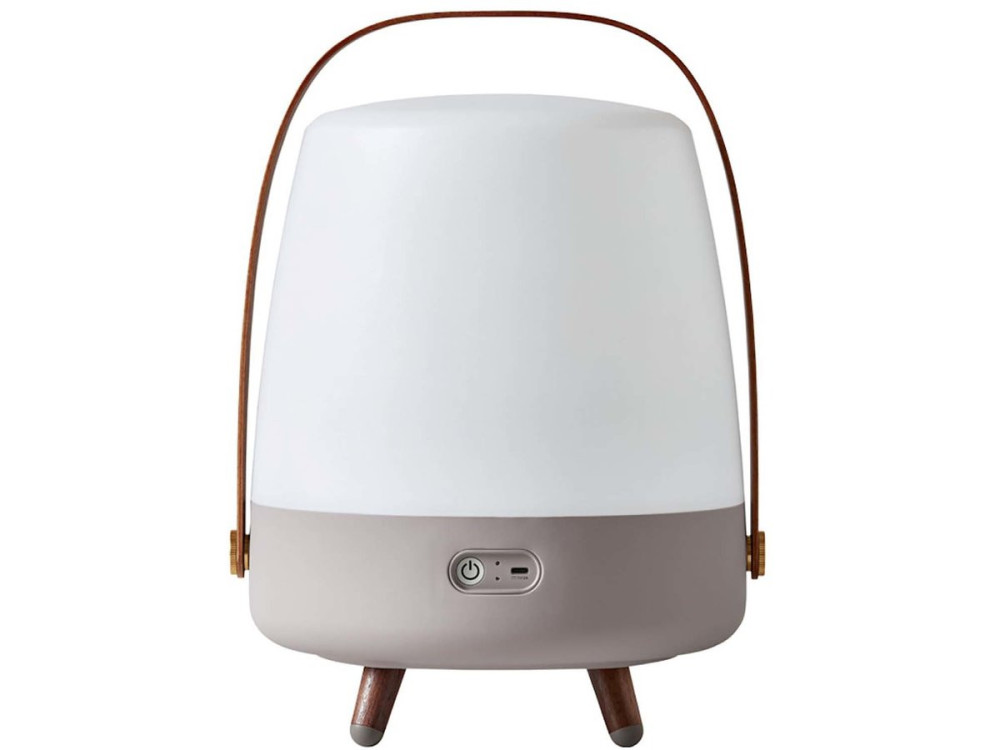 Lamp led bluetooth speaker draadloos oplaadbaar "Lite-up Play" - Aarde