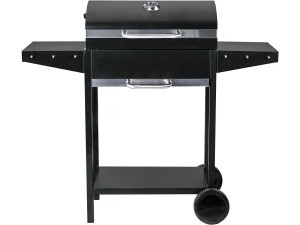 BBQ houtskool barbecue "Bizon" - 119 x 50 x 101 cm - Zwart
