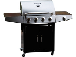 Gas BBQ gasbarbecue barbecue "Party 5" - 5 branders waarvan 1 zijbrander - 15,2 kW