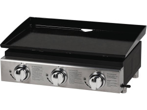 Plancha gas barbecue grill "Presto 3" - 3 branders - 7,5 kW - Grijs