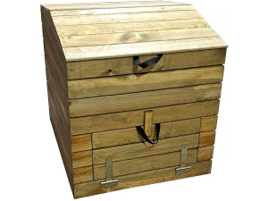 Compastbak hout 500 liter "Douglas" 80 x 80 x 85 cm