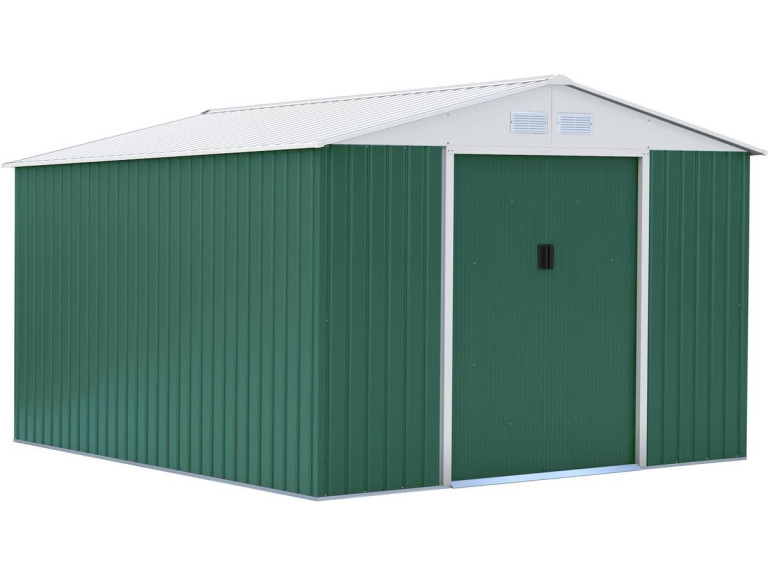 Tuinhuisje metaal "Rosas" - 10,85 m² - Groen