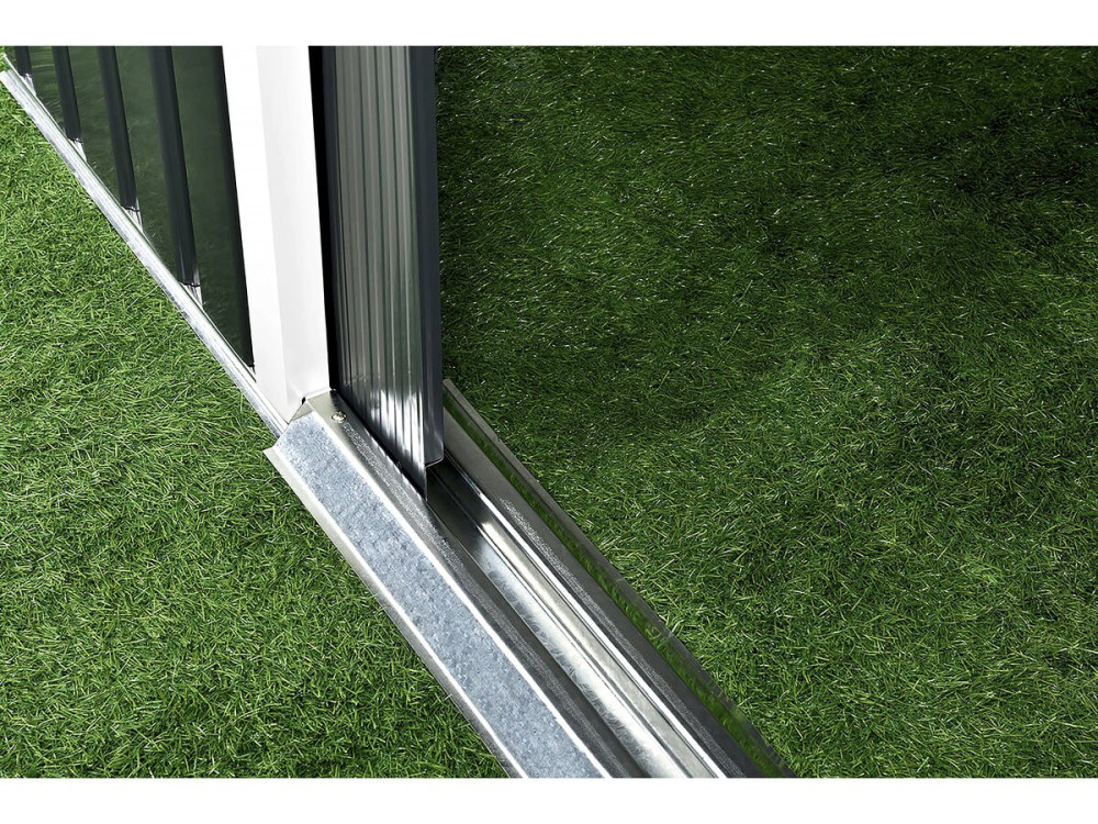 Tuinhuisje metaal - "Rosas " - 4,07 m² met zonnepanelen - Groen