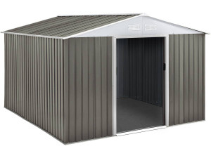 Tuinhuisje metaal "Dallas" - 8,84 m² - Taupe - grijs bruin