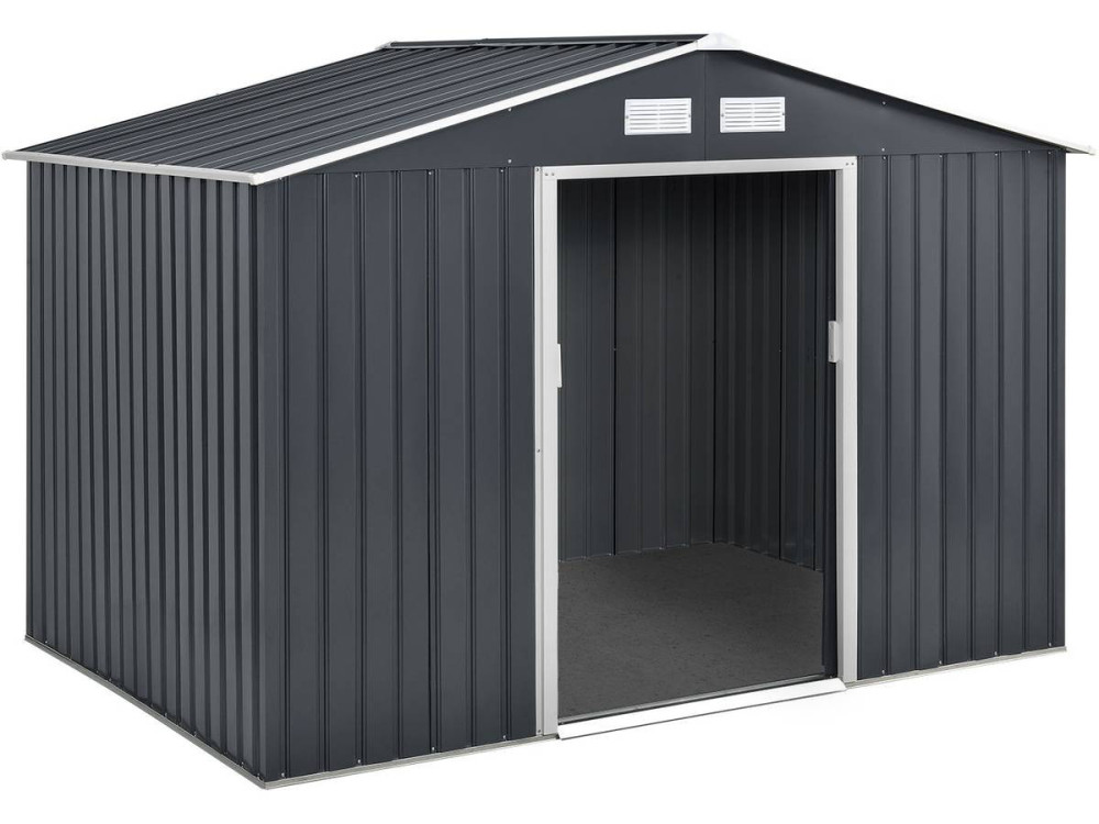 Tuinhuisje metaal "Vegas" - 5,29 m2 (4,83 m2 grondoppervlak) - Grijs