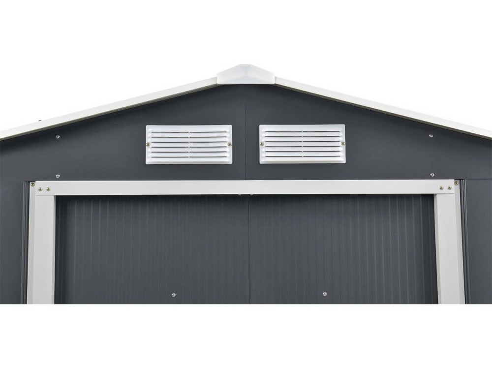 Tuinhuisje metaal "Vegas" - 7,06 m² - Grijs