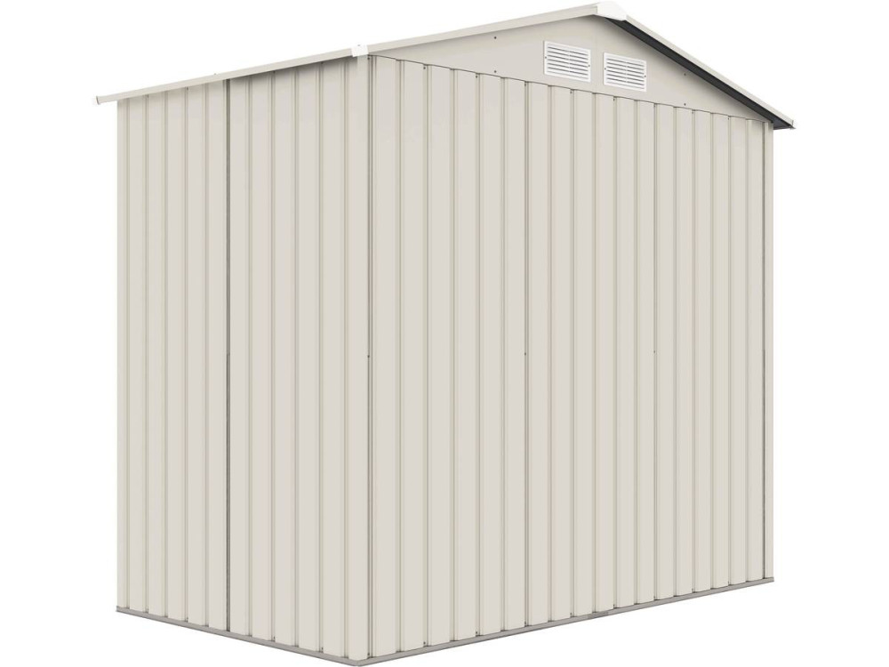 Tuinhuisje metaal "Nebraska" - 2.71 m² - Beige / Grijs antraciet