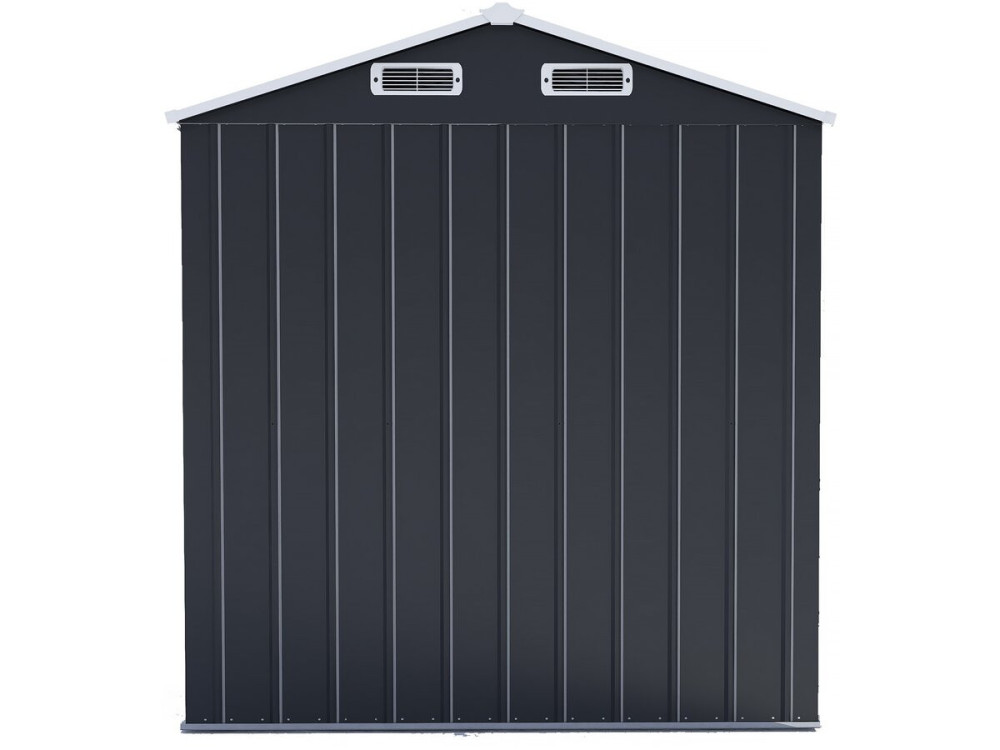 Metalen tuinhuis "Boston" met schuifdeur - 2,17 m² - Grijs