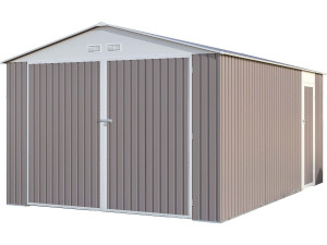 Garage metaal met openslaande deuren schuur "Nevada" - 15,36 m²