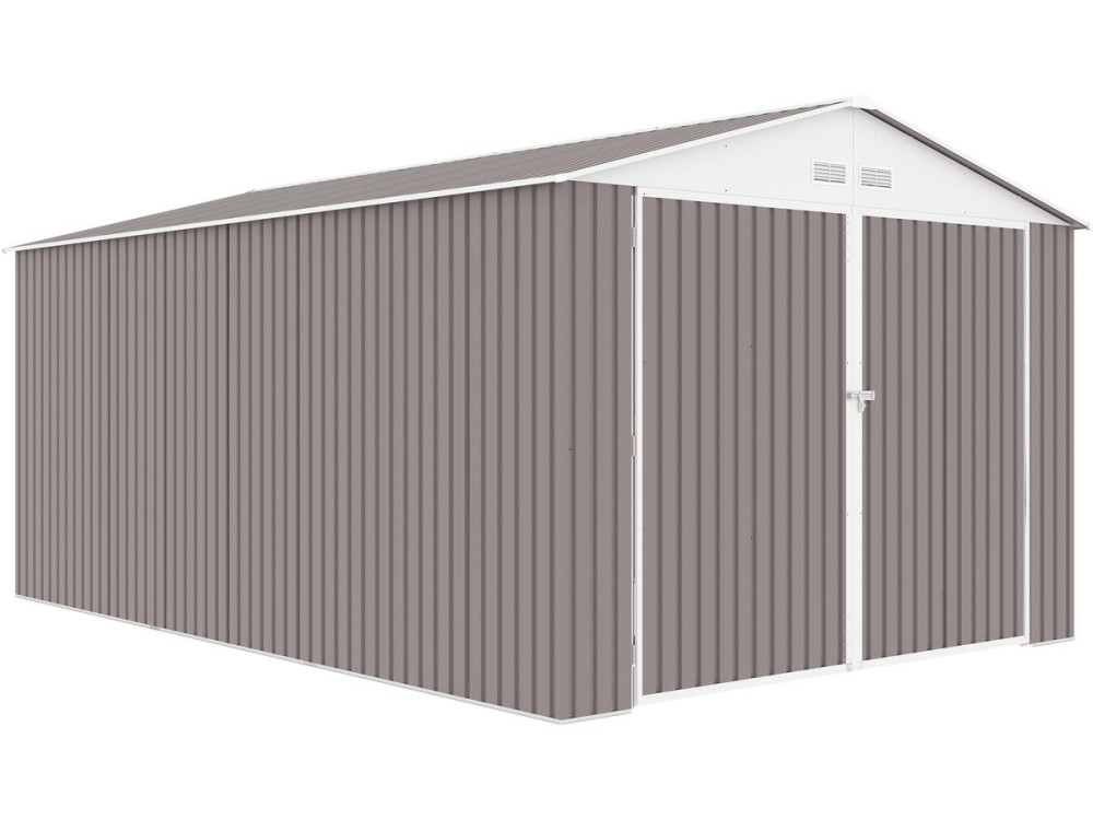 Garage metaal met openslaande deuren schuur "Nevada" - 15,36 m²