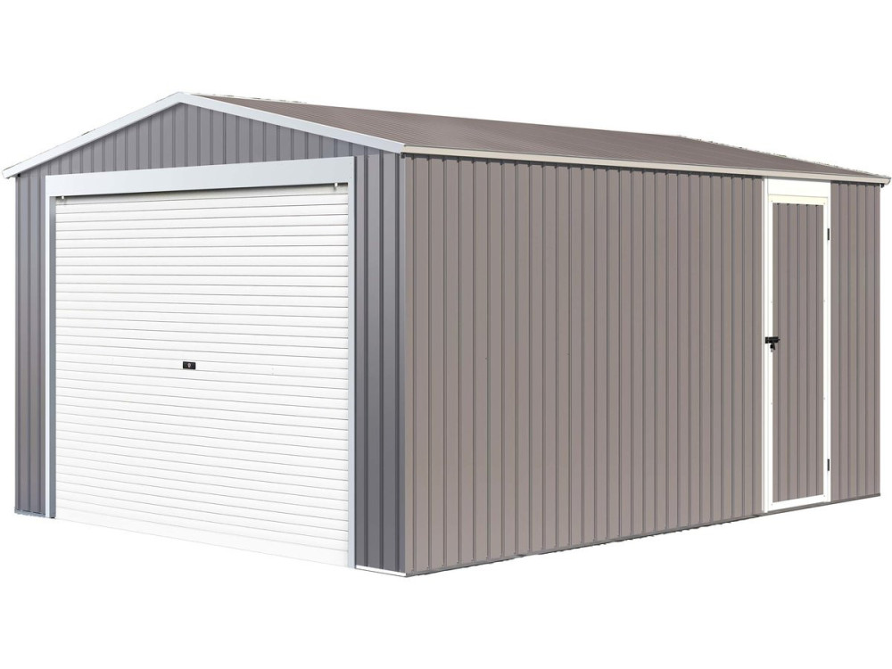 Metalen garage "Nevada" met roldeur - 15,61m²
