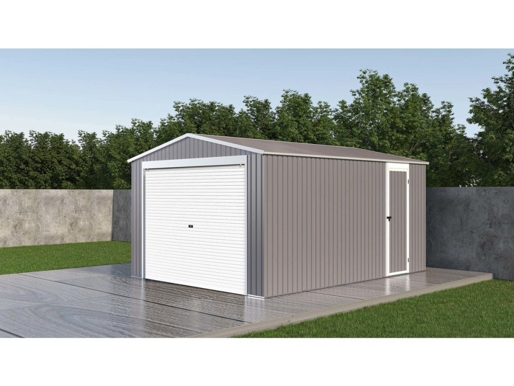 Metalen garage "Nevada" met roldeur - 15,61m²