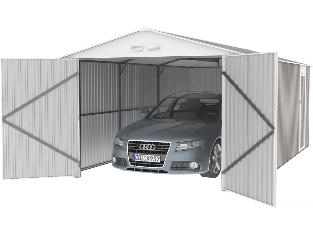 Garage metaal met openslaande deuren schuur "Nevada" - 18,56 m²