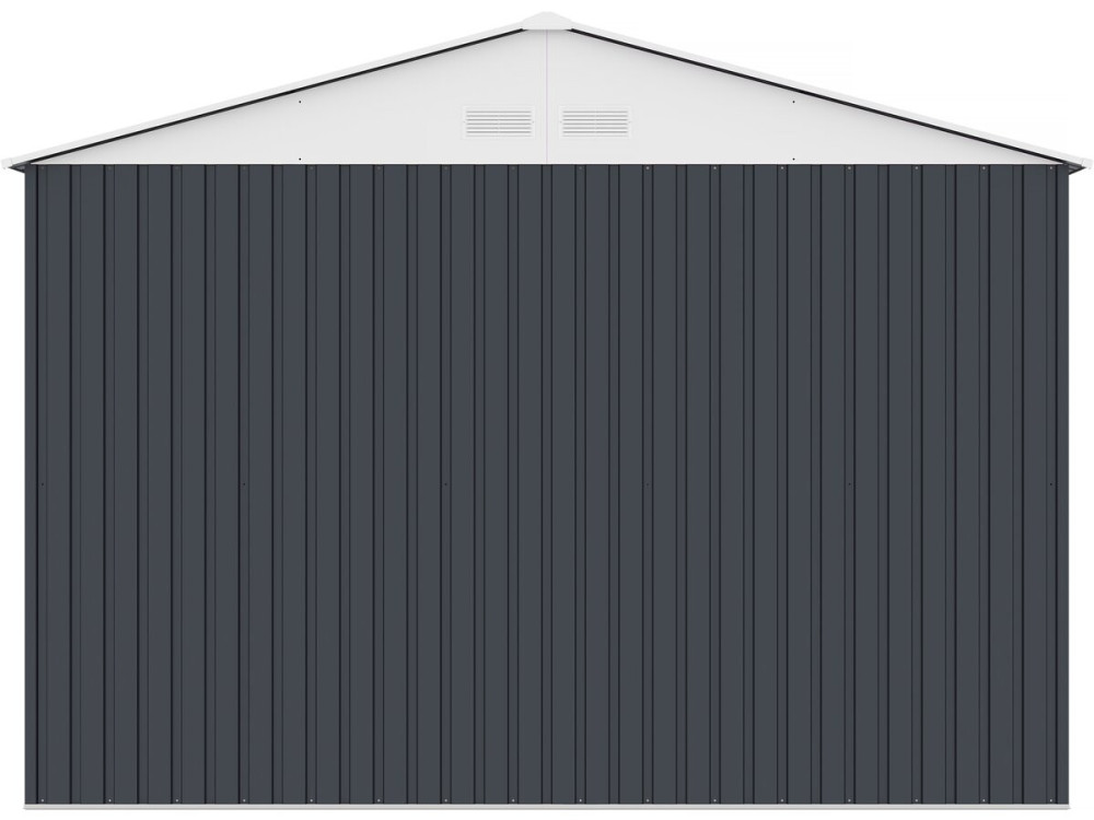 Garage auto schuur metaal "Houston" 15,36 m² - Antraciet