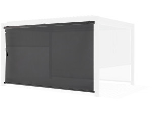 Pergola rolgordijn zonwering - 277 x 204 cm - Grijs antraciet