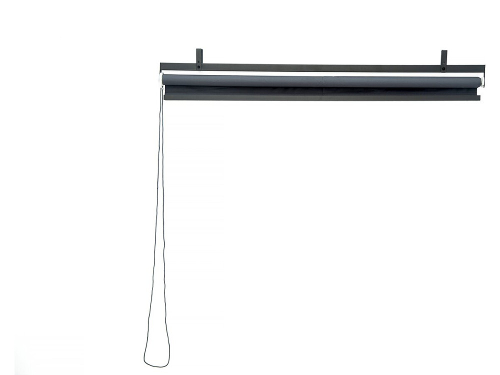 Pergola rolgordijn zonwering set 3 stuks - 124,5 x 225 cm - Grijs antraciet