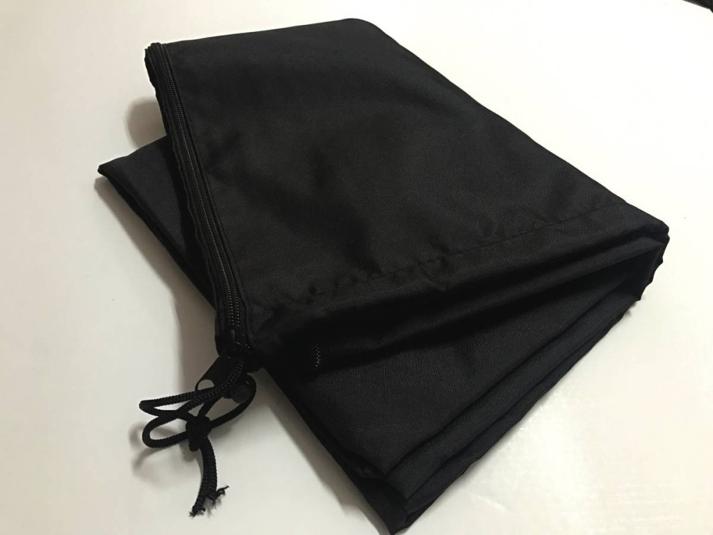 Beschermhoes tuinmeubelen parasol - 40 x 220 cm - Zwart