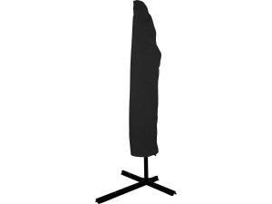 Beschermhoes tuinmeubelen parasol - 50 x 30 x 280 cm - Zwart