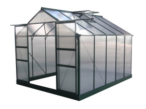 Tuinkas broeikas polycarbonaat "Dahlia" Groen dennengroen 7,67 m²