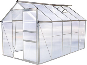 tuin kas "Hortensia" polycarbonaat Transparante - 6m²