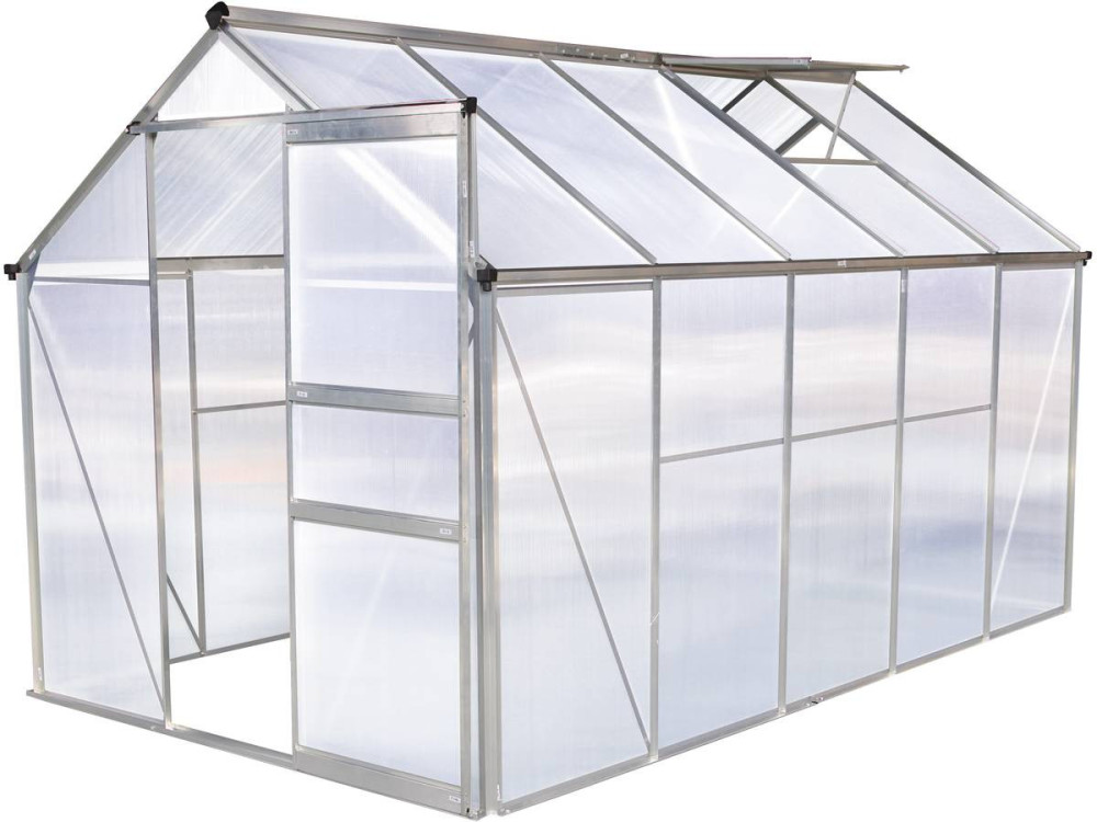 tuin kas "Hortensia" polycarbonaat Transparante - 6m²