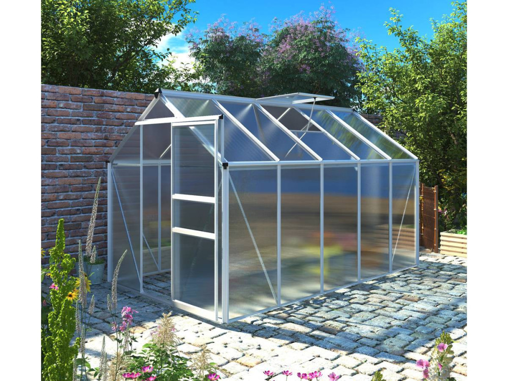 tuin kas "Hortensia" polycarbonaat Transparante - 6m²