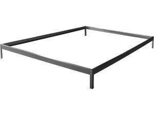 Onderstel basis voor tuinkas broeikas polycarbonaat "Hortensia" 4,8m² kleur Zink