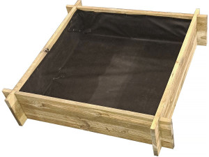 Houten moestuin "Dille" - 80 x 80 x 10 cm