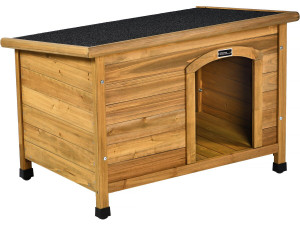 Max" houten hondenhok - 85 x 57 x 58 cm - Bruin