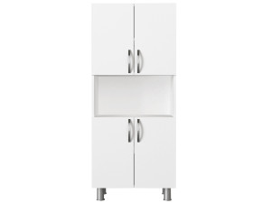 Houten badkamermeubel "William" - 59 x 29 x 140 cm - Wit