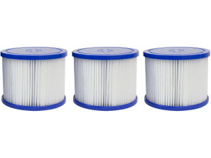 Filter cartridge set 3 stuks voor opblaasbare jacuzzi spa