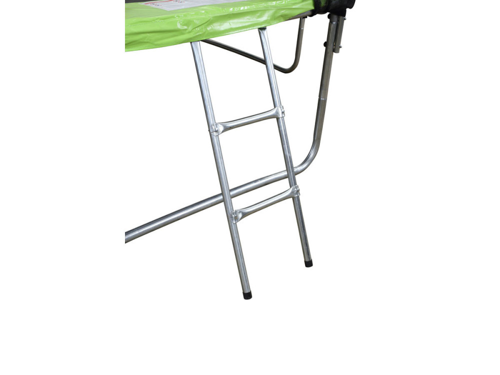 Trampoline buiten outdoor "Yoopi" - Ø 305 cm - Met net + ladder + beschermhoes + verankeringsset