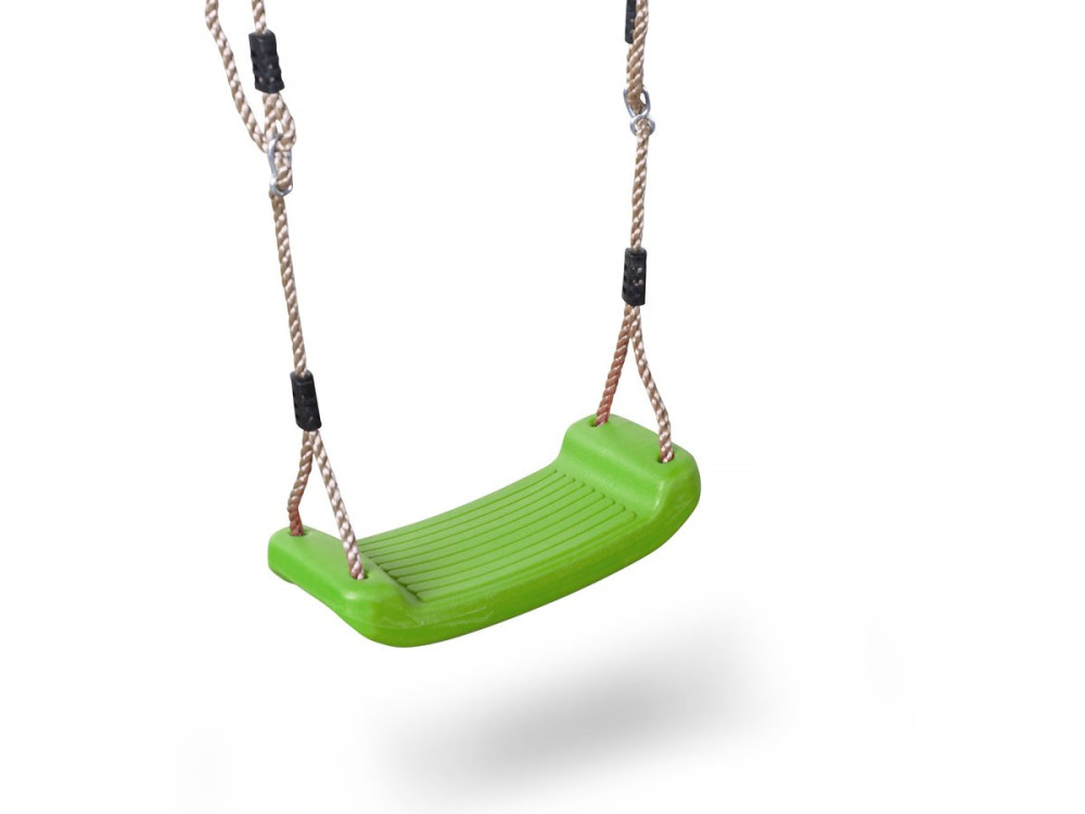 Houten schommel speeltoestel "Timo" - Met 2 schommels en 1 touwladder