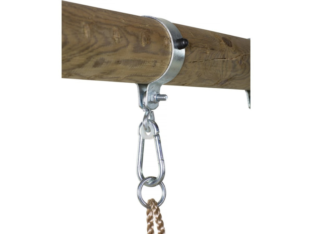 Houten schommel speeltoestel "Timo" - Met 2 schommels en 1 touwladder